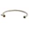 Quickfitting 1/2in Push-to-Connect Straight Valve x 1/2in FIP x 24in Length Faucet Connector Hose LF747SR - alternate 2